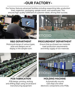 Faros Delanteros LED de 12V-85V para Motocicletas Deportivas y de Calle, Nivel IP68, 4 Colores Intermitentes, Ojos de Demonio Rojos, Luz de Destello - Product Image 4