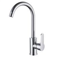 Robinet de cuisine en laiton IProSan OEM, monocommande, design moderne, pour hôtel, montage sur plan, robinets doseurs