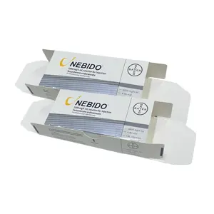 Custom 350gsm Paper Vial Box For Steroid Pharma Medicine Packaging