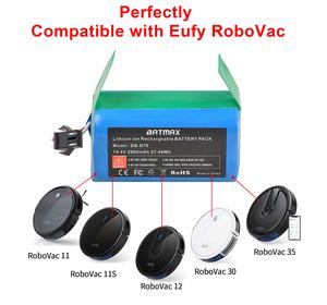Batería de Iones de Litio DB-N79 de 14.4V y 2600mAh para <span class=keywords><strong>Conga</strong></span> Excellence <span class=keywords><strong>990</strong></span>, Ecovacs Deebot N79 N79S DN622, Eufy Robovac 11 11S 12 15C 15S 35C - Product Image 5