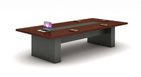 Table de salle de conférence de mobilier de bureau Dubaï élégant