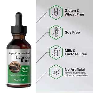 Lakritzwurzel-Gesichts serum Private Label Natural Beauty Cosmetics Hautpflege Entzündung hemmende Beruhigung Extrakt Gesichts öl Serum - Product Image 3