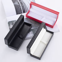Boîte à stylo d'affaires de luxe haut de gamme à logo personnalisé Boîte à stylo plume Boîte cadeau en PU OEM Étui à stylo personnalisé