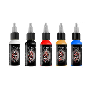 Encre de tatouage Poseidon avec motif cœur, couleurs vives, 30 ml, ensemble d'encres pour tatouage - Product Image 1