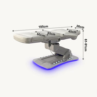 Beauté Thérapeutique Spa Du Visage Table De Massage Professionnel Headspa Portable Électrique Chauffant Table De Massage Lit pour Esthéticienne