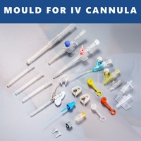 Molde de inyección médica de alta precisión YHQS para obturador de catéter IV y cánula IV de seguridad, con sistema de canal frío y canal caliente