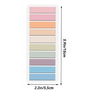 Paquete de 6 Blocs de Notas Adhesivas de 1200 Hojas de Colores Variados, Autoadhesivas, Multiusos, con Pestañas para Escribir, para Magnéticos - Product Image 2