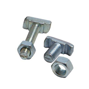 Boulon en T à tête <span class=keywords><strong>jambon</strong></span> haute résistance traité thermiquement Din 186 T pour luminaires Workholding - Product Image 2