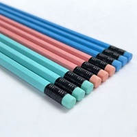 Perlengkapan Sekolah Pensil HB/2B 7.5 Inch Penghapus Plastik Bentuk Heksagonal Isi 2.2mm 12pcs Kemasan untuk Kantor Hotel Alat Tulis Anak