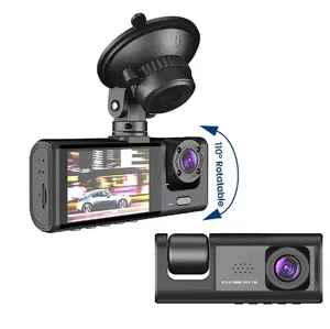 フルHD360度車DVR2インチIPSスクリーン1080pダッシュカムナイトビジョンwifi車ブラックボックスGセンサーループ録音ダッシュカム