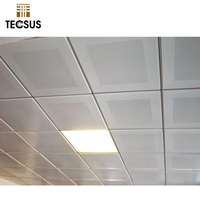 Fabricant chinois de panneaux de plafond en aluminium métallique, fournisseur de panneaux de plafond en aluminium imperméables pour usage commercial
