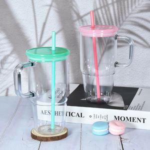Vaso Personalizado de Plástico PP Ecológico de 20 oz/600 ml, Libre de BPA, para Café y Deportes, con Tapa Colorida - Product Image 5