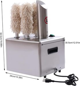 เครื่องขัดและอบแห้งแก้วสแตนเลส 5 หัว สำหรับใช้ในบาร์ ร้านอาหาร และคาเฟ่ - Product Image 2