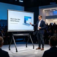 Pizarra Interactiva Inteligente HRAY de 110 Pulgadas, Multifuncional, Todo en Uno, con Cristal Templado de 4mm, para Capacitación Empresarial, Suministro de Fábrica OEM