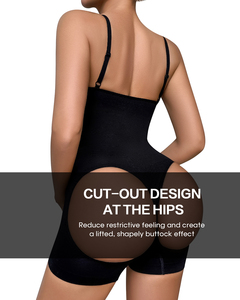 Body sculptant sans couture en soie pour femme, contrôle du ventre moyen, rehausseur de fesses, amincissant, compression, gaine amincissante pour la taille, gaine sculptante intégrale - Product Image 2