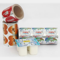 Jiangsu Hanlin joint de yaourt feuille d'aluminium tasse de yaourt couvercle en aluminium feuille imprimée rouleau de film laminé