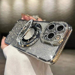 Funda Magnética de Lujo con Espejo de Maquillaje para iPhone 17 Pro Max, Cubierta Protectora con Lente de Diamante para iPhone 17 <span class=keywords><strong>11</strong></span> 12 13 14 Pro Max - Product Image 5