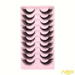 ขนตาปลอม A-RIX 8D Glamour Cat Eye ขนาด 16 มม. ให้ลุคธรรมชาติ ขนตาฟูแบบปีก ทำมือ แพ็คสุดคุ้ม 10 คู่ รับผลิตแบรนด์ส่วนตัว ขายส่ง - Product Image 6