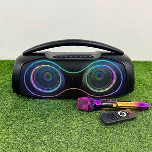 Hot Door Party Box Altavoz de <span class=keywords><strong>Twitter</strong></span> Karaoke Altavoces Blu Tooth de rango medio de 8 pulgadas Profesional - Product Image 2