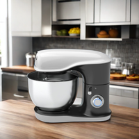 Mélangeur de nourriture en acier inoxydable pour pâte pain gâteau mélangeur sur socle électrique 5L-7L appareils de cuisine planétaires pour usage de boulangerie
