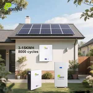 Système de stockage d'énergie domestique tout-en-un 2024, 48V, batterie lithium-ion solaire murale LFP 2024, capacité 100ah, usage domestique, séparé - Product Image 1