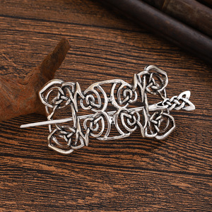 Barrette à <span class=keywords><strong>cheveux</strong></span> vintage viking pour femme, accessoires capillaires rétro gothiques celtiques, épingles à <span class=keywords><strong>cheveux</strong></span> en alliage, bâtons à <span class=keywords><strong>cheveux</strong></span> celtiques - Product Image 1