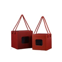 Vente en gros Boîtes d'emballage créatives en kraft pour thé miel Boîte en papier pliage facile de jaune d'oeuf noix pâtisserie biscuits Tasses Boîtes en papier cadeau