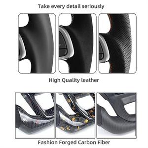 Volant de Voiture en Cuir Amélioré avec Palettes de Changement de Vitesse pour <span class=keywords><strong>Volkswagen</strong></span> VW <span class=keywords><strong>Golf</strong></span> <span class=keywords><strong>8</strong></span> MK8 R GTI <span class=keywords><strong>GTD</strong></span> Tiguan <span class=keywords><strong>Golf</strong></span> 7 Mk7 - Product Image 5