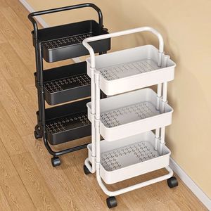 Factory Heavy Duty Metal Rolling Utility Cart <strong>Storage</strong> Rack Organizer with Wheels for <strong>Kitchen</strong> Bathroom Office Home <strong>Storage</strong> - Product Image 6