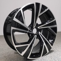 Jantes de voiture de tourisme en alliage d'aluminium d'origine OEM à cinq branches, 17 * 7,5 18 * 8 19 * 8 pouces, 5 * 112 PCD, 5481