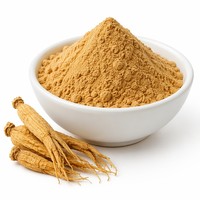 Extrait de Ginseng Panax Naturel en Poudre Qualité Alimentaire Rapport 10:1 Emballé Sous Vide pour l'Énergie