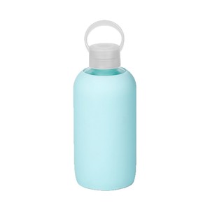 Silicone Glass Water Bottle 500ml Heat Resistant Non Slip Sleeve Travel Unisex - Product Image 4