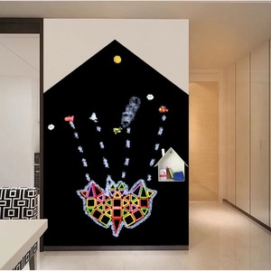 Pegatinas de <span class=keywords><strong>pizarra</strong></span> autoadhesivas magnéticas con forma de tamaño personalizado superventas de fábrica para pared - Product Image 2