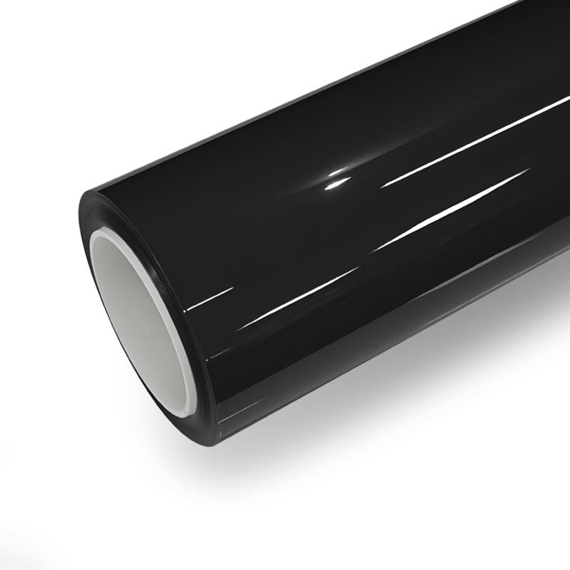 พีวีซี-สีดำมันวาว