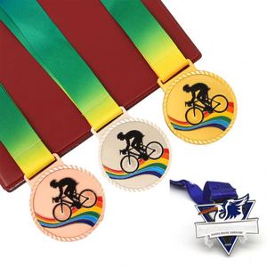 Médailles personnalisées Médailles Football Course Taekwondo Football Prix Métal Or Ruban Sport Trophées Et Médailles Vierges - Product Image 1