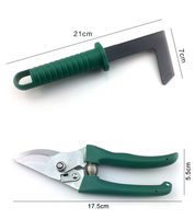Ensemble d'outils de jardinage en plein air, 10 pièces, combinaison de fourchettes et de ciseaux, truelle