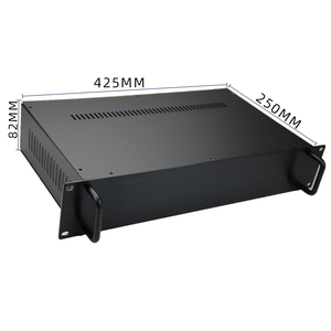 19 inch rackmount aluminium behuizing <span class=keywords><strong>2U</strong></span> 3U instrumentenkast voor industriële controller en testapparatuur serverbesturingskast - Product Image 2