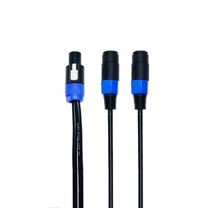 Câble de séparation <span class=keywords><strong>Speakon</strong></span> 0,3 m 1 vers 2, câble Y, câble de dérivation <span class=keywords><strong>Speakon</strong></span>, <span class=keywords><strong>Speakon</strong></span> femelle mâle vers double mâle, câble d'extension SOUND - Product Image 4