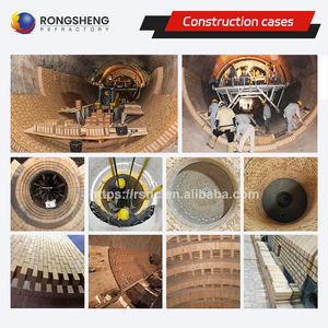 Hochtemperatur-Aluminiumsilikat-Ziegel Gebogene Feuerfeste Steine SK34 SK38 Hochaluminiumhaltige Feuerfeste Steine für Brennöfen und Kessel - Product Image 5