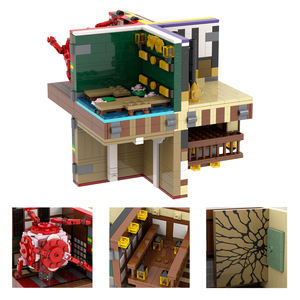 MOC1666 Château Infini 2.0 Anime 1450 pièces Akaza Kokushibo Douma Nakime Kaigaku Kibutsuji Muzan Blocs de construction à assembler Jouet pour enfants - Product Image 6