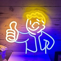 Enseignes Murales Fluorescentes pour Garçons, Décoration Murale pour Gamer, Cave, Chambre, Voitures, Bâtiments, Contrôlées par Bluetooth, Multicolores, Directionnelles