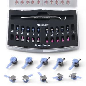 <span class=keywords><strong>Brackets</strong></span> de Ortodoncia Autoligables Roth/Mbt 0.022 <span class=keywords><strong>con</strong></span> 345 Ganchos - Product Image 1