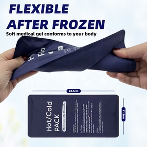 Compresse de gel chaud et froid réutilisable de qualité médicale Classe II 250g 23x13cm, douce et confortable, pour soulager les douleurs musculaires, stérile, toutes pièces incluses - Product Image 3