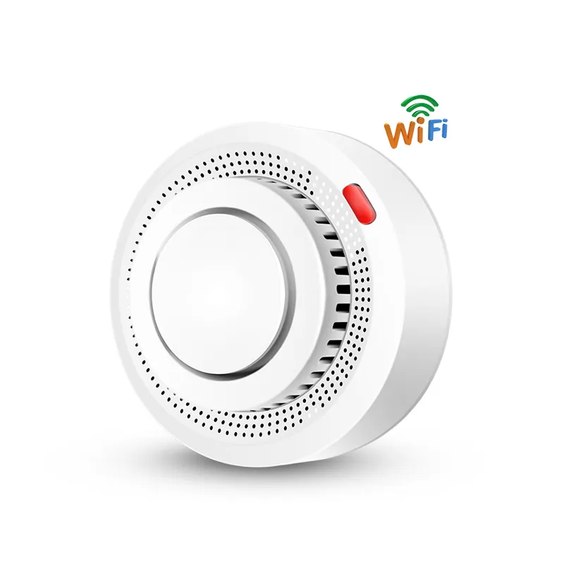 Focus-détecteur de fumée WiFi avec alarme, combinaison de maison, système de sécurité domestique, allume-cigare, Tuya, détecteur de fumée