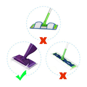 Tampons de serpillière réutilisables en microfibre, compatibles avec les serpillières à jet humide, nettoyage des sols, tampons de tête de serpillière, fonctionnent humide et sec - Product Image 6
