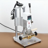 Máquina de Estampagem a Quente WT-90SK com Suporte Articulado para Troca Rápida de Matrizes, para Marcação em Produção em Lote, Prensagem de Logotipos em Couro, Madeira e Bolsas