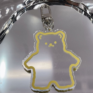 Lindo Llavero de Oso de Peluche Acrílico, Colgante Kawaii de Oso de Peluche, Joyería DIY, Colgante para Bolsos de Mujer y Niños, Regalos para Parejas, Llavero de Oso - Product Image 2