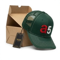 Gorra de béisbol estructurada de 6 paneles para hombre, negra, de malla, con logo personalizado, de alta calidad, al por mayor, para fabricantes.