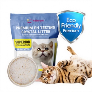 Fabricante OEM, Arena para Gatos de Gel de Sílice Absorbente, Ecológica, de Alta Calidad, Libre de Polvo, con Prueba de PH, Control Superior de Olores - Product Image 1