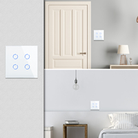 Touchmi vente en gros 220V maison intelligente télécommande commutateurs de lumière prise en charge Alexa Yandex Alice Tuya interrupteur intelligent